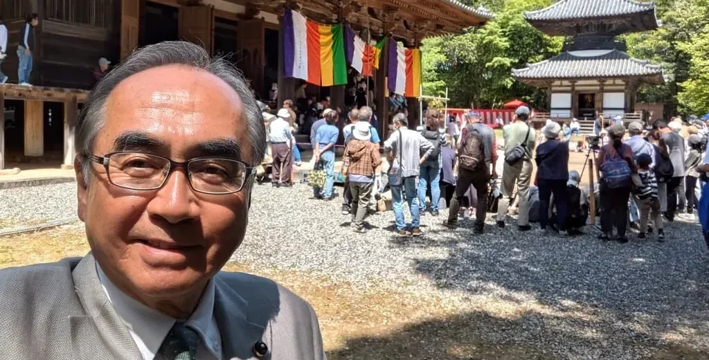 国宝朝光寺鬼追い踊りで
