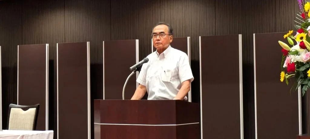 加古川河川改修億審期成同盟会総会で挨拶