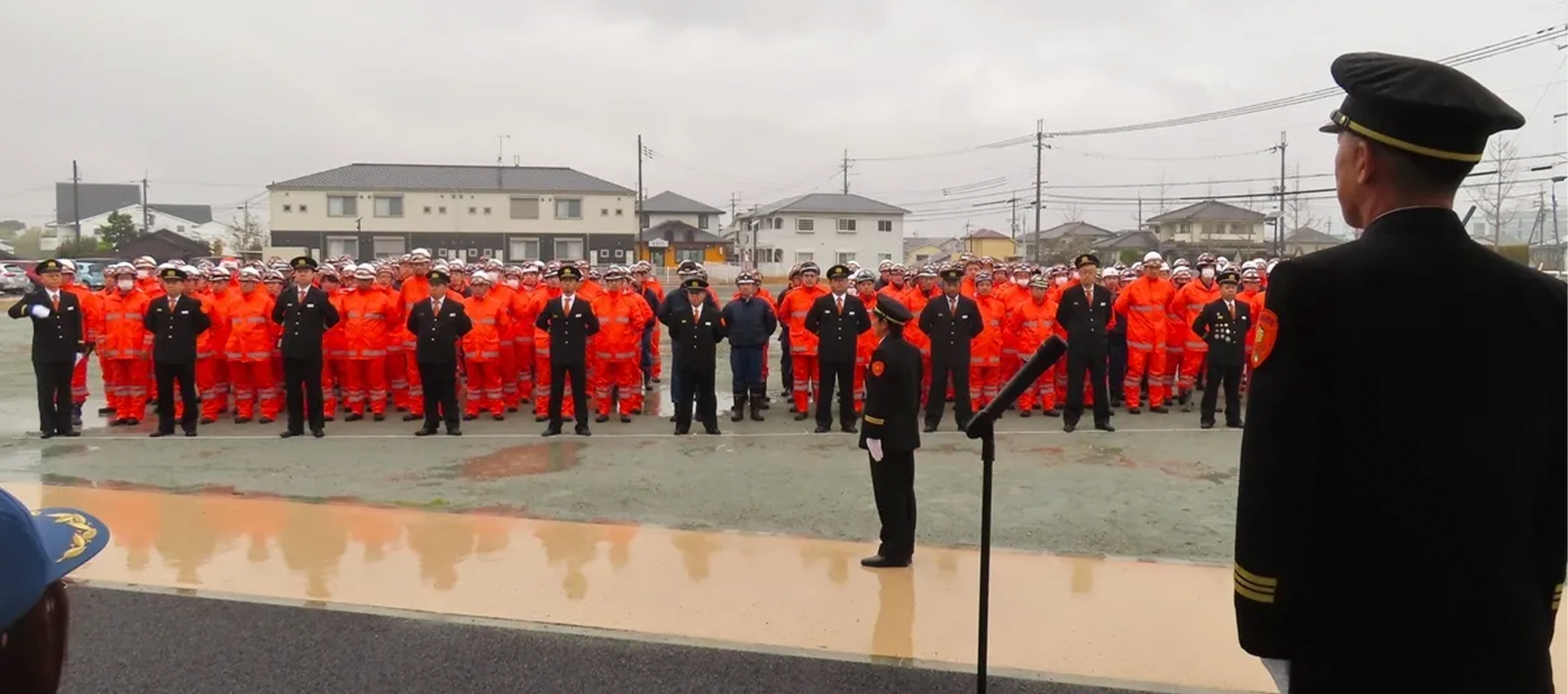 加東市消防団年末警戒週間開始式